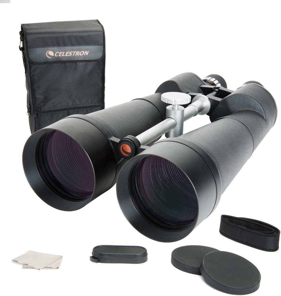 Celestron – SkyMaster 25X100 Binocular – Outdoor and Astronomy Binoculars – Powerful 25x Magnification – Giant Aperture for Long Distance Viewing – Multi-coated Optics – Carrying Case Included