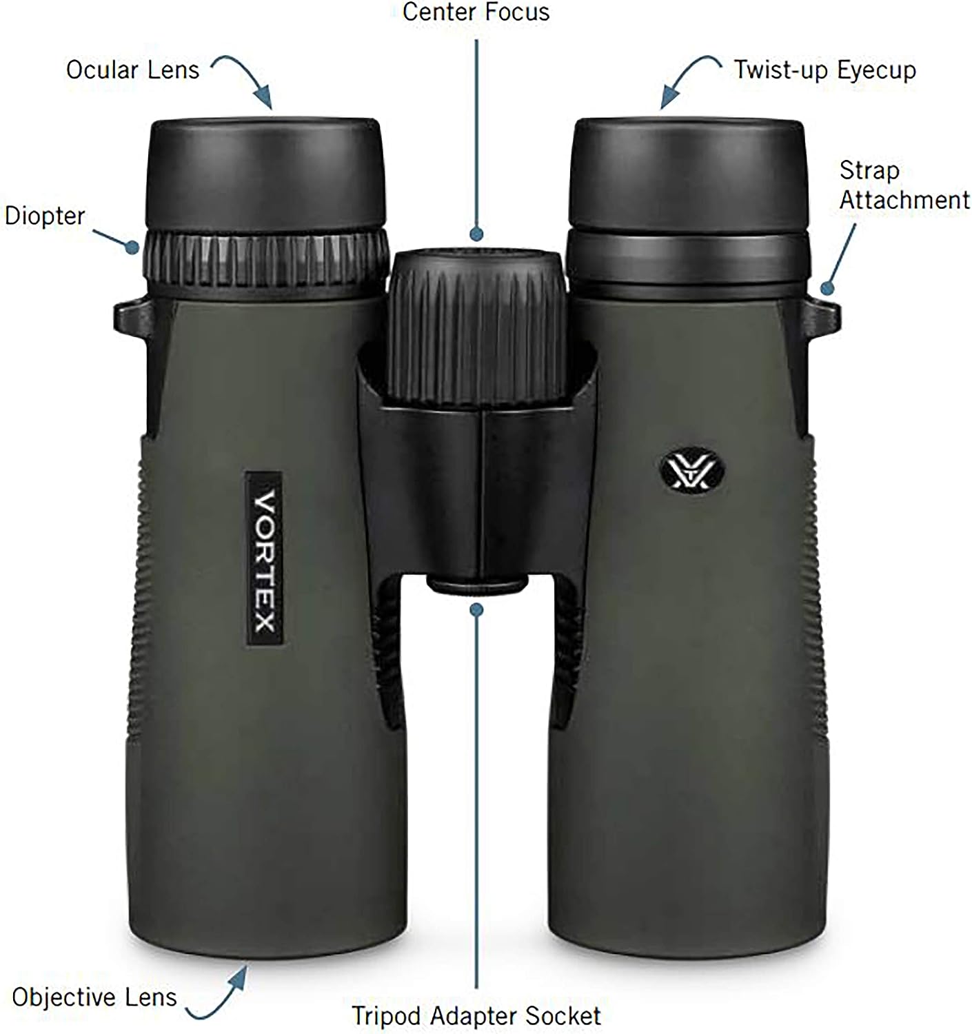 Vortex Optics Diamondback HD 8x42 Binoculars